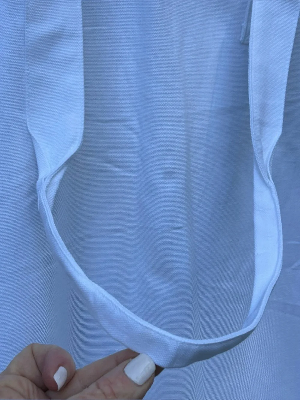 Authentic DIOR Garment / Hanging Bag in White Canvas